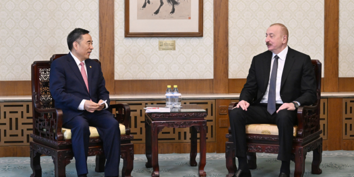 President Ilham Aliyev met with Chairman of Board of China Energy Engineering Corporation Limited in Beijing