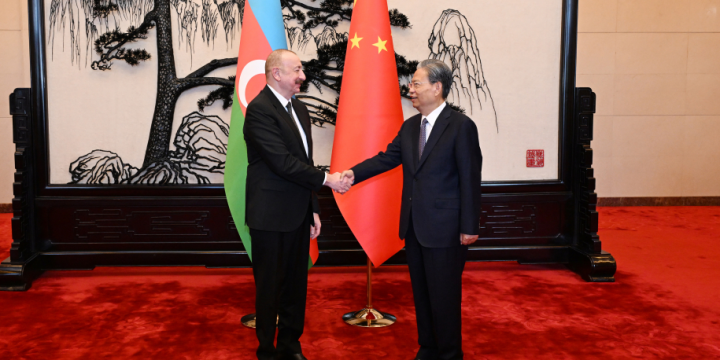 President of Azerbaijan Ilham Aliyev met with Chairman of the Standing Committee of the National People’s Congress of China