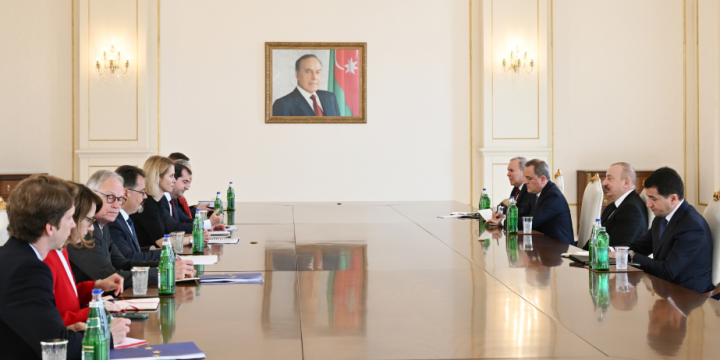 Prezident İlham Əliyev Avropa İttifaqının ali nümayəndəsi, Avropa Komissiyasının vitse-prezidenti Kaya Kallası qəbul edib