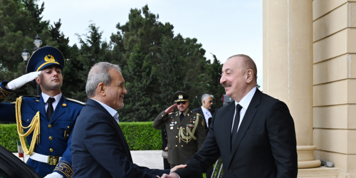 Official welcome ceremony was held for President of Iran Masoud Pezeshkian