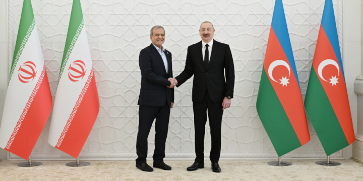 Presidents of Azerbaijan and Iran made press statements