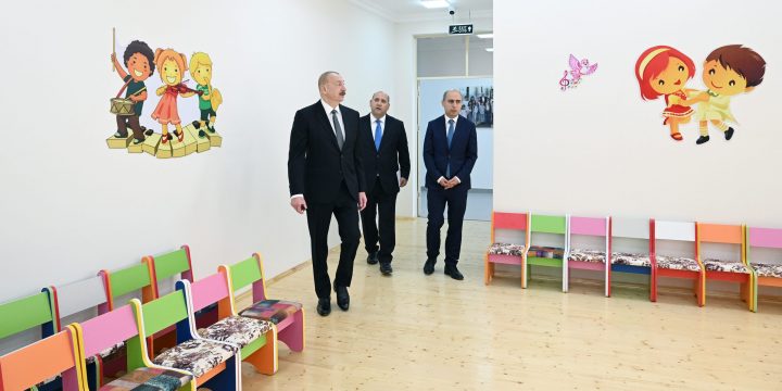 Ağdamın Kəngərli kəndində körpələr evi-uşaq bağçasının açılışı olub