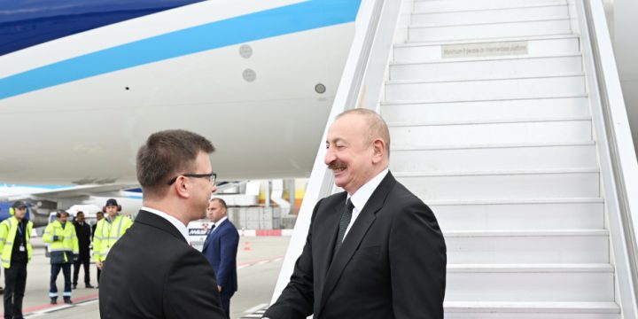 Prezident İlham Əliyev Macarıstana işgüzar səfərə gedib