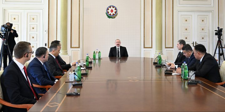 Prezident İlham Əliyev TDT-nin daxili işlər nazirlərinin ikinci görüşünün iştirakçılarından ibarət nümayəndə heyətini qəbul edib