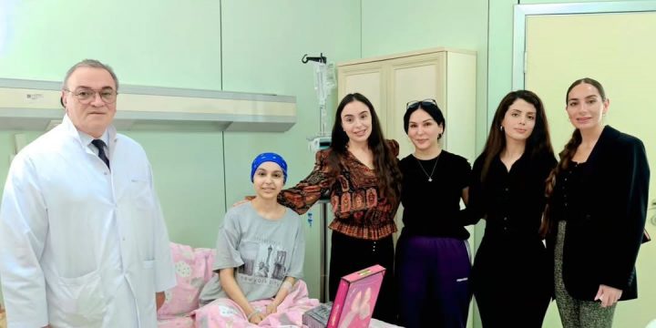 Leyla Əliyeva və Arzu Əliyeva Milli Onkologiya Mərkəzinə baş çəkiblər