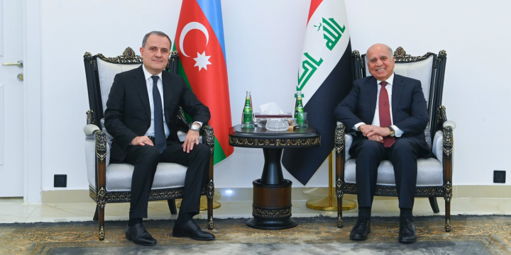 Ceyhun Bayramovun iraqlı həmkarı ilə təkbətək görüşü keçirilir