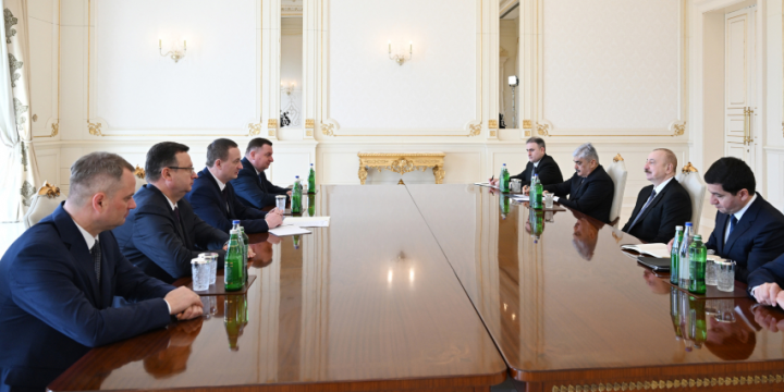 President of Azerbaijan Ilham Aliyev received Prime Minister of Belarus