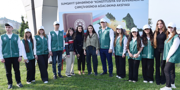 Tree-planting campaign held in Sumgayit