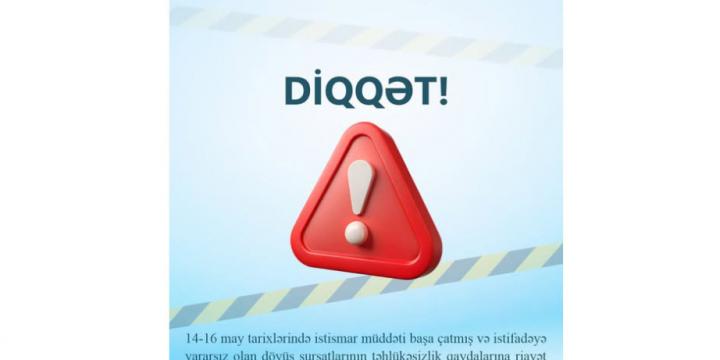 Pirəkəşküldə istismar müddəti başa çatmış və istifadəyə yararsız olan döyüş sursatları məhv ediləcək