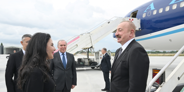 Prezident İlham Əliyev Albaniyaya işgüzar səfər edib
