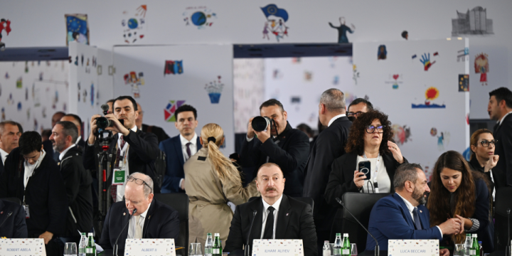 President Ilham Aliyev participated in first plenary session of the 6th European Political Community Summit