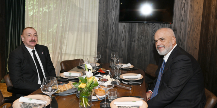President of Azerbaijan Ilham Aliyev and Prime Minister of Albania held meeting over working luncheon