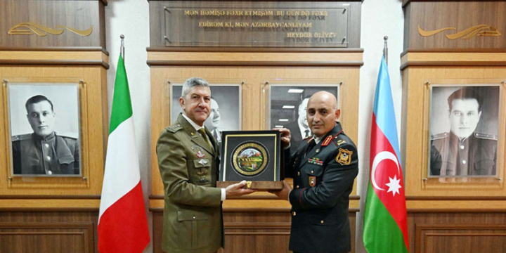 Italian delegation visits Azerbaijan National Defense University and Naval Forces