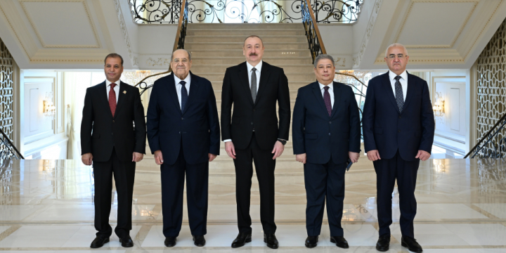 Prezident İlham Əliyev Misir Senatının sədrini qəbul edib