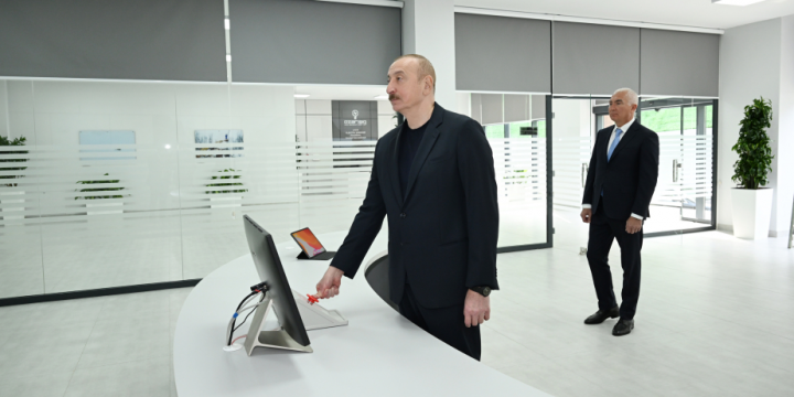 President Ilham Aliyev attended inauguration of Lachin Electric Network Digital Control Center