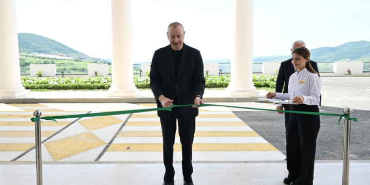 President Ilham Aliyev attended opening of “Lachin” Recreation Complex