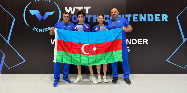 Azərbaycanın stolüstü tennisçiləri Özbəkistanda bürünc medal qazanıblar