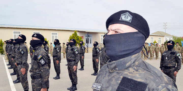 “Dəniz təməl komando kursu”nun növbəti buraxılış mərasimi keçirilib