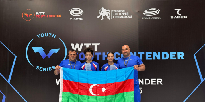 Azerbaijan’s table tennis players win bronze in Uzbekistan