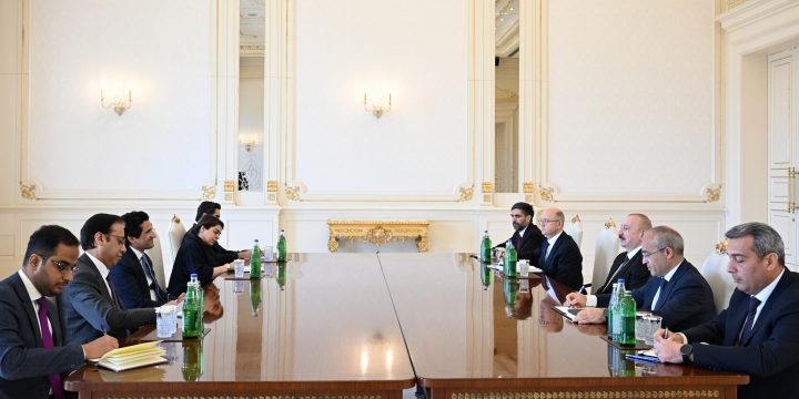 Prezident İlham Əliyev Pakistanın energetika nazirini qəbul edib