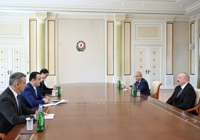 Prezident İlham Əliyev Özbəkistanın investisiya, sənaye və ticarət nazirini qəbul edib