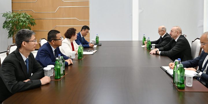 President Ilham Aliyev received Chairman of the Board of China’s Dongfang Electric International Corporation in Mingachevir