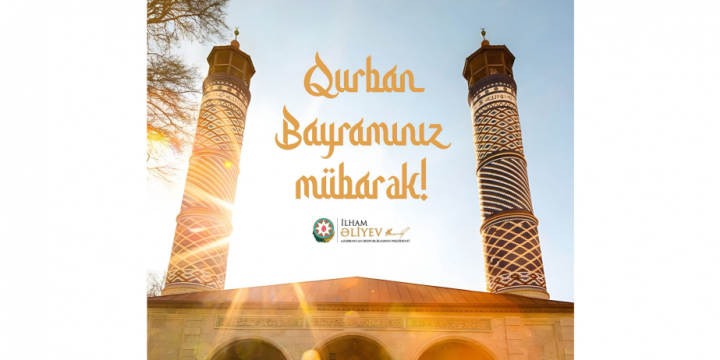 President of Azerbaijan shared post on the occasion of Eid al-Adha