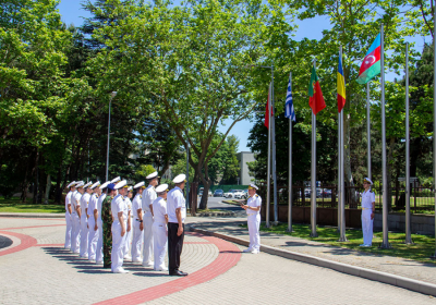 NATO DTMM-də Azərbaycan bayrağı qaldırılıb