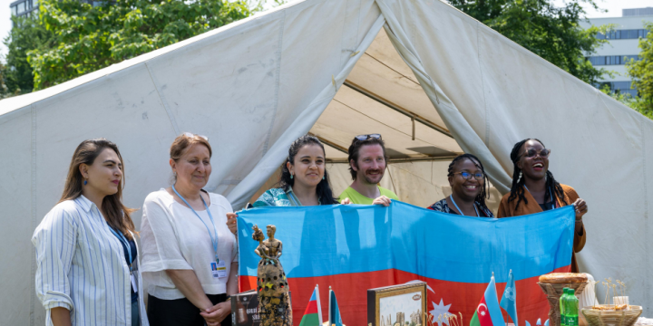 Azerbaijan’s pavilion installed at Bonn Climate Camp supporting NGOs of Global South
