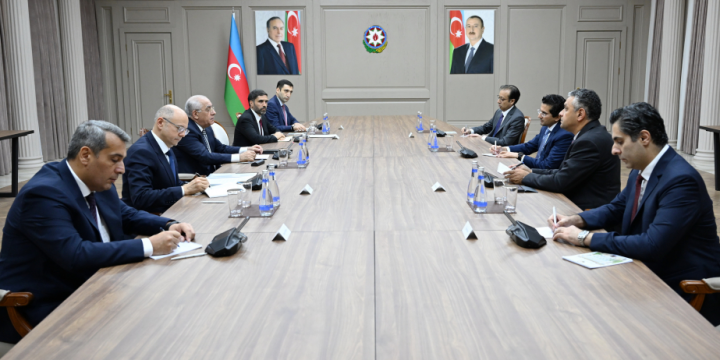 Baş nazir Əli Əsədov Pakistanın neft naziri ilə görüşüb