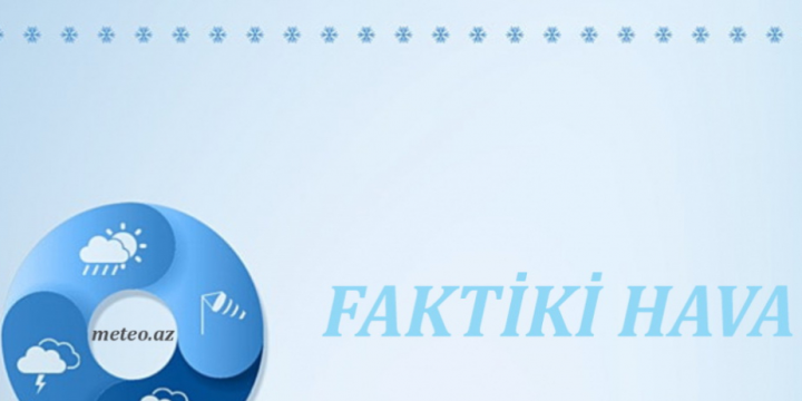 Bəzi rayonlarda yağıntılı və küləkli hava şəraiti davam edir