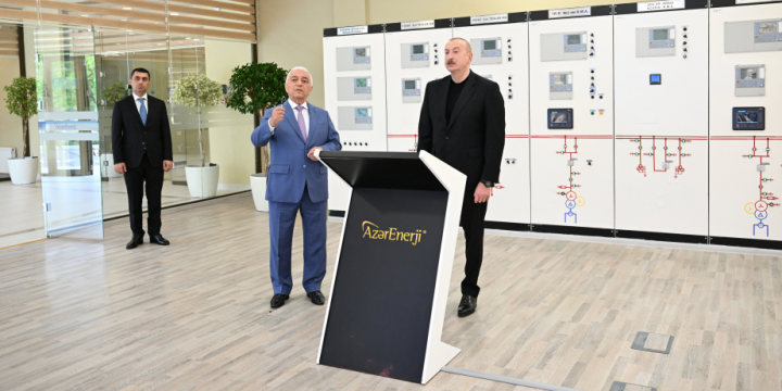 Prezidenti İlham Əliyev “Yevlax” qovşaq yarımstansiyasının, Regional Təlim-Tədris və Laboratoriya Mərkəzinin açılışında iştirak edib