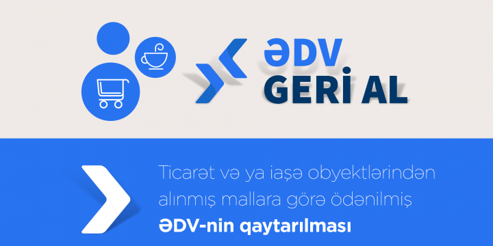 Sabahdan bu xidmətlərə görə ödənilən ƏDV-nin 50 %-i geri qaytarılacaq