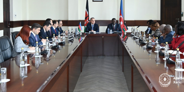 Ceyhun Bayramov Keniyanın Baş naziri ilə ikitərəfli münasibətləri müzakirə edib