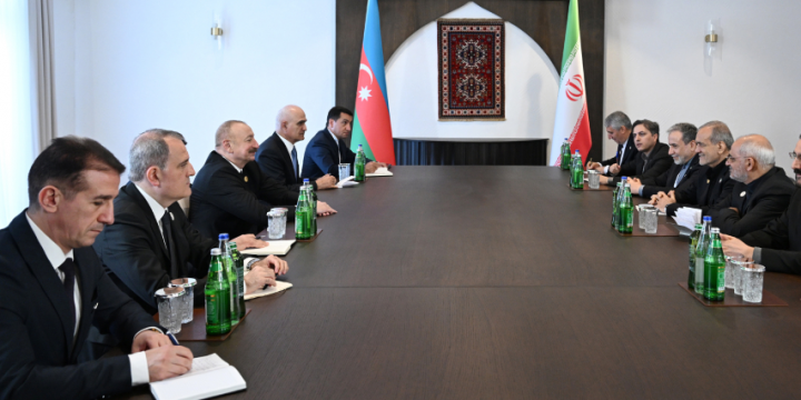 President of Azerbaijan Ilham Aliyev met with Iranian President Masoud Pezeshkian in Khankendi