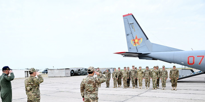 Kazakh servicemen arrive in Azerbaijan to participate in “Tarlan – 2025” exercise