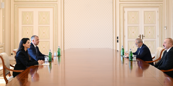 President of Azerbaijan Ilham Aliyev received Georgia’s Minister of Economy and Sustainable Development