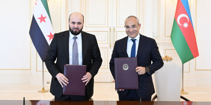 SOCAR and Government of the Syrian Arab Republic sign Memorandum of Understanding