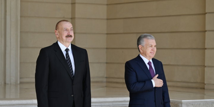 Official welcome ceremony was held for President of Uzbekistan Shavkat Mirziyoyev