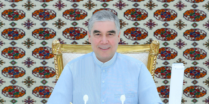 Türkmənistan Xalq Məsləhətinin sədri Qurbanqulu Berdiməhəmmədov Azərbaycana səfərə gəlib