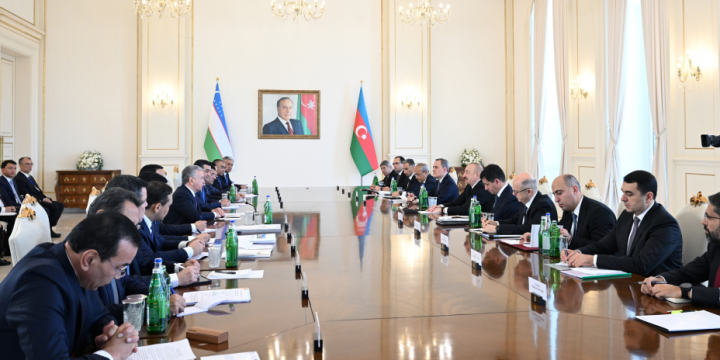 Second meeting of Azerbaijan-Uzbekistan Supreme Interstate Council was held in Baku
