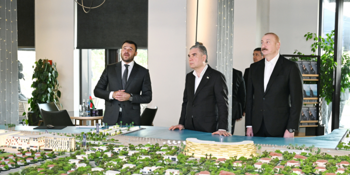 President of Azerbaijan and Chairman of Halk Maslahaty of Turkmenistan visited Sea Breeze Resort