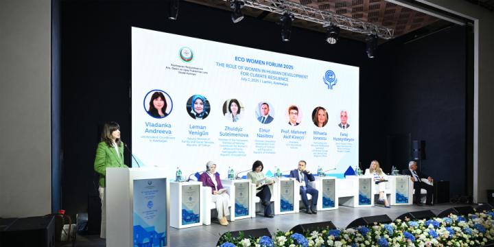 Lachin-hosted forum features panel session on “The role of women in human development for climate resilience”