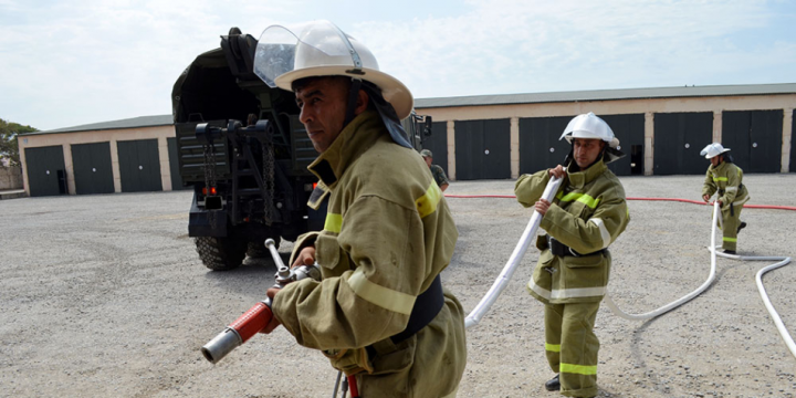 Azerbaijan Army holds training-methodical session with fire protection teams