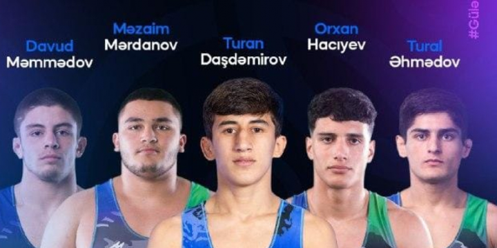 Azerbaijani wrestlers claim three silver medals at U-20 European Championships