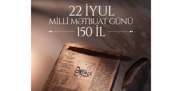Prezident İlham Əliyev rəsmi sosial şəbəkə səhifələrində Milli Mətbuat Günü münasibətilə paylaşım edib
