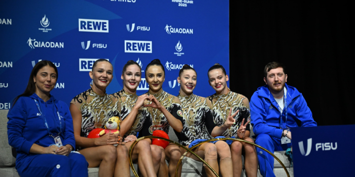 Azerbaijani gymnasts bag gold at 2025 FISU World University Games