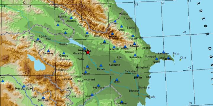 Magnitude 3.0 quake hits Azerbaijan’s Yevlakh district