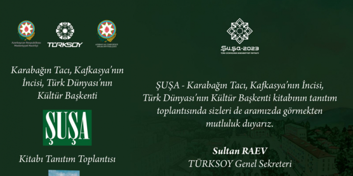 Ankara to host presentation of “Shusha” book