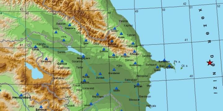 Magnitude 3 quake strikes Caspian Sea